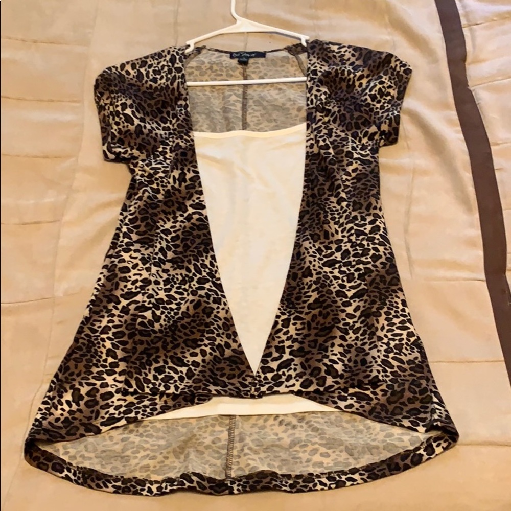 Cheetah print shirt